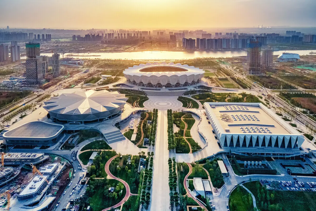 2021年第十四届全运会主场馆西安奥体中心
